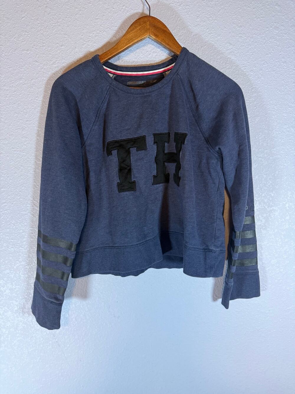 Tommy Hilfiger Sport Women’s Navy TH Logo Crewneck Sweatshirt
